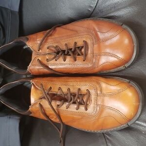 𝅺ECCO men's leather shoes lace up size  43 EUC